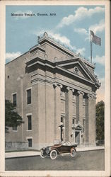 View of Masonic Temple Postcard