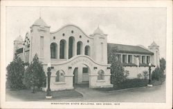 Washington State Building, Panama-California Exposition San Diego, CA Postcard Postcard Postcard