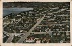 Aeroplane View of La Jolla California Postcard Postcard Postcard