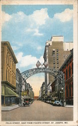 Felix Street, East From Fourth Street Postcard