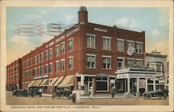 Sequoyah Hotel and Radium Institute Claremore, OK Postcard Postcard Postcard