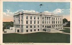 Greene Couty Court House Postcard