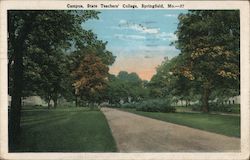Campus, State Teachers' College Postcard