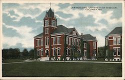 Law Building, University of Missouri Postcard