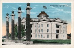 Boone County Court House Postcard