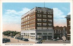 Masonic Office Building Ponca City, OK Postcard Postcard Postcard