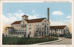 Ponca City Hospital Oklahoma Postcard Postcard Postcard