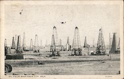 Oil Fields near Ponca City Postcard