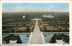 Marland Gardens Ponca City, OK Postcard Postcard Postcard