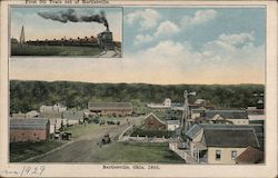 FIrst Oil Train Out of Bartlesville Postcard
