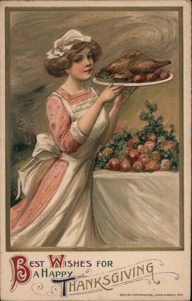 Best Wishes For A Happy Thanksgiving Samuel L. Schmucker