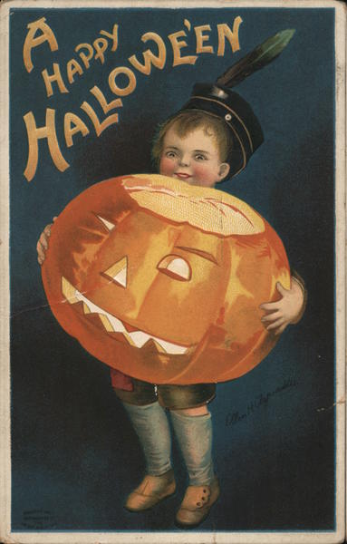 A Happy Hallowe'en Ellen Clapsaddle Halloween