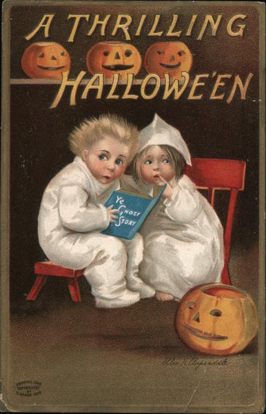 A Thrilling Hallowe'en Ellen Clapsaddle Halloween