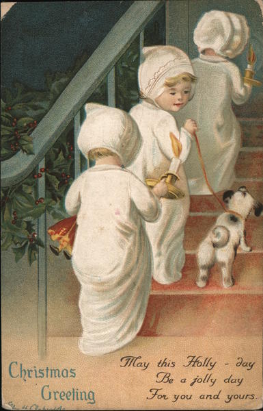 Christmas Greeting May This Holly-Day Be A Jolly Day For You And Yours