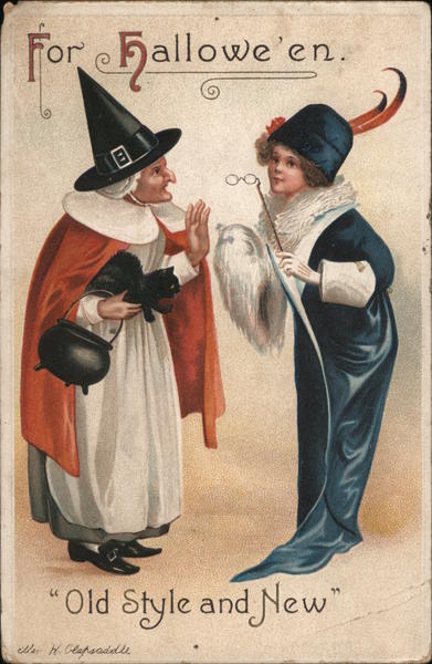 For Hallowe'en Old Style and New Ellen Clapsaddle