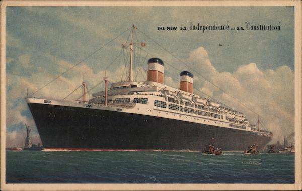 The New S.S. Independenc and S.S. Constituion New Twin-Sister Express Ships of American Export Lines