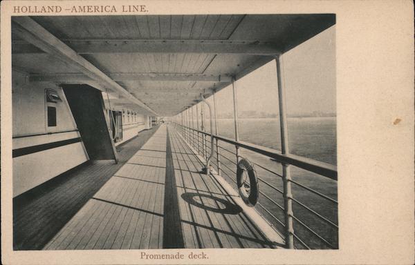 Promenade Deck: Holland-America Line Cruise Ships
