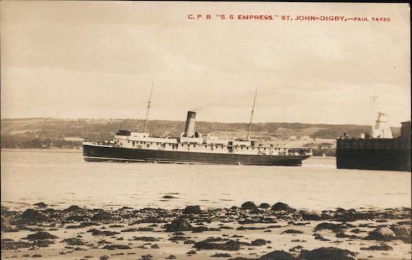C.P.R. S.S. Empress St. John-Digby -Paul Yates Steamers