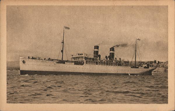 Fabre Line The French Mediterranean Line to The United States S.S. Madonna