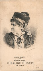 Marie Roze Uses Warner Bros. Coraline Corsets, Ask For It Trade Card