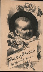 Merritt & Harris, Headquarters for Baby Shoes Trade Card