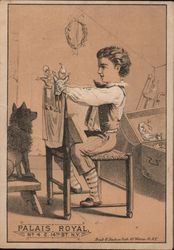 Palais Royal: Important Sale of Kid Gloves Trade Card