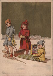 Lavine For Washing Children Sledding Hartford Chemical Company, Hartford, Conn. Trade Card