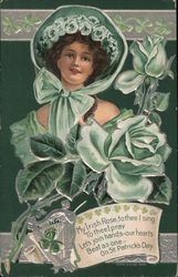 My Irish Rose, To Thee I Sing, To Thee I Pray, Let's Join Hand's Our Hearts, Beat As One, On St. Patrick's Day Postcard