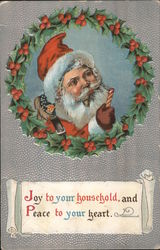 Joy To Your Household and Peace To Your Heart Postcard