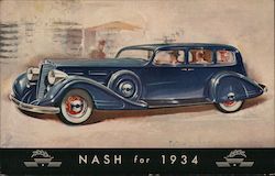 Nash for 1934 Brockton, MA Cars Postcard Postcard Postcard