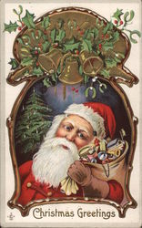Christmas Greetings Postcard