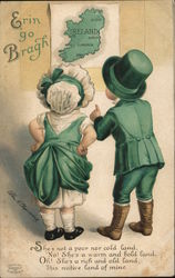 Erin Go Bragh She's Not A Poor Nor Cold Land, No! She's A Warm And Bold Land, Oh! She's A Rich And Old Land St. Patrick's Day El Postcard