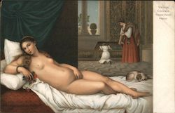Reclining Venus, Titian Women Postcard Postcard Postcard