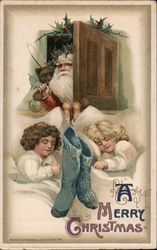 A Merry Christmas Children Samuel L. Schmucker Postcard Postcard Postcard