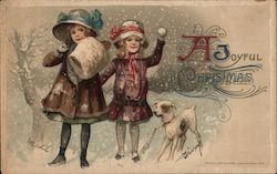 A Joyful Christmas Children Samuel L. Schmucker Postcard Postcard Postcard