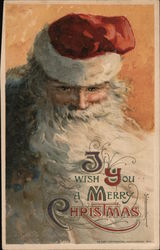 I Wish you A Merry Christmas Santa Claus Samuel L. Schmucker Postcard Postcard Postcard