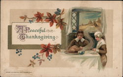 A Peaceful Thanksgiving Postcard