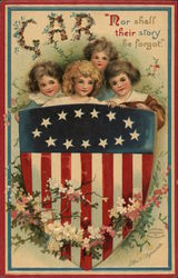 GAR "Nor Shall Their Story Be Forgot" Postcard