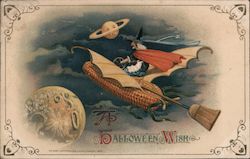 A Halloween Wish Postcard