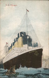 S.S. Olympic Postcard