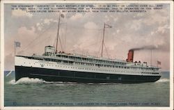 The Steamship "Juanita" Postcard
