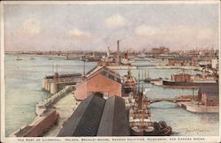 The Port of Liverpool England Merseyside Postcard Postcard Postcard