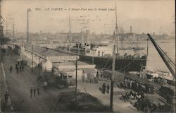 L'Avant-Port Vers le Grand Quai Le Havre, France Postcard Postcard Postcard