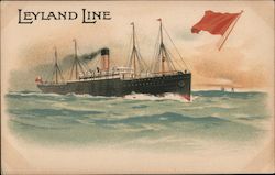 Leyland Line Postcard