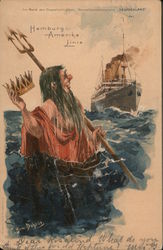 Hamburg-Amerika Line Duetschland Postcard