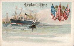 Leyland Line Postcard