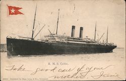 R.M.S. Celtic Postcard