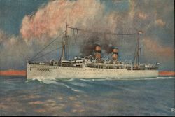 Lloyd Royal Hollandais Koniglich Hollandischer Lloyd S.S. "Flandria" Amsterdam Postcard