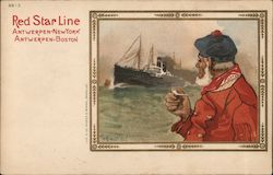 Red Star Line Antwerpen-New York Antwerpen-Boston Postcard Postcard Postcard