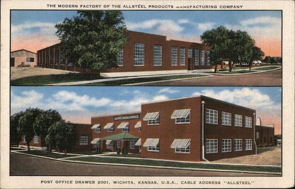 The Modern Factory of the Allsteel Products Manufacturing Company Wichita Kansas
